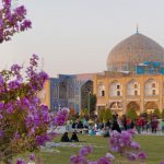 Naqsch-e-Dschahan, Der Meidan-e Imam, Imamplatz, Isfahan Iran.