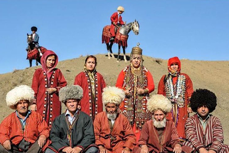 Cérémonie de mariage turkmène