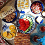 Собхане, завтрак в Иране.