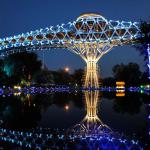 Природный мост, природный мост Иран Тегеран, пешеходный мост Табиат, пешеходный мост природы.