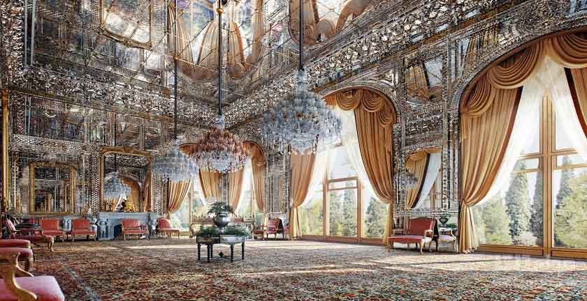mirror hall golestan palace, Golestn Palace -Tehran, Hall of Mirror - Golestan Palace.